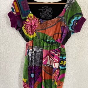Desigual Colorful Patterned Dress